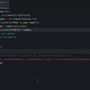 Java Basics 5 Taking In User Input
