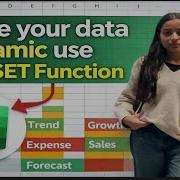 Make Your Data Dynamic Use Offset Function