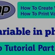 How To Create Variable In Php Part 3 How To Print Variable In Php Syvsolution Php