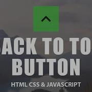 Back To Top Button With Hover For A Web Page Scroll Top Using HTML CSS JQuery