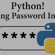 Python Hiding Password Inputs