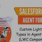 Эпизод 22 Пользовательские типы молний с использованием LWC Agent Force