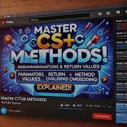Mastering C Methods Parameters Return Values Overloading Explained Last Part