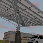 Solar Powered Shopping With Solar Tracking Tree