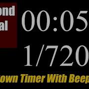 5 Second Interval Timer Repeat For One Hour With Beep Alert Sound Continuous Count Down