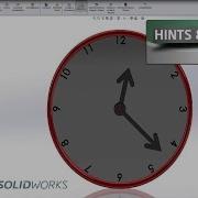 How To Make A Clock Move With The Time In SolidWorks