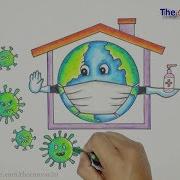 Drawing Of Coronavirus Save Earth From Corona Virus Coronavirus Awareness Poster Drawing