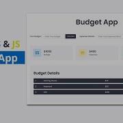 Budget App Using HTML CSS And JavaScript