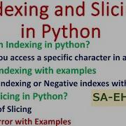 Indexing In Python Slicing Forward And Backward Negative Indexing Indexing Error CBSE