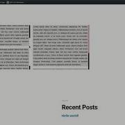 Wordpress Custom Scrollbar