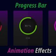 How To Create Pure CSS Circular Progress Bar Only HTML And CSS CSS Glassmorphism Effects