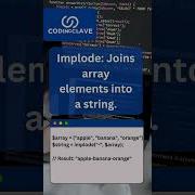 Master PHP Interview Questions Explode And Implode Functions Codingclave Codingexperience