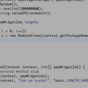 Android Application Development Tutorial 164 Updating A Widget TextView