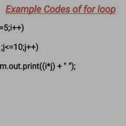 Example Code Of Nested For Loop JAVA CLASS 9 ICSE