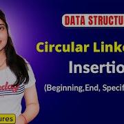 2 16 Insertion In Circular Linked List Data Structure Tutorials