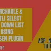 7 Multi Select DropDown List Searchable Drop Down List Using Chosen Plugin