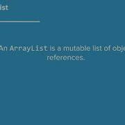 AP CS A 7 1 ArrayLists OUTDATED