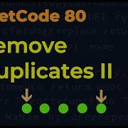 LeetCode 80 Удаление дубликатов из отсортированного массива II Решение на Java с двумя указателями