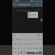 01 Java Tutorial On Android Phone Hello World Program On Solo Learn Code Playground