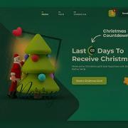 Responsive Christmas Website Using HTML CSS JS