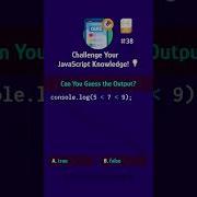 Challenge Your JavaScript Knowledge Can You Guess The Output Shorts Coding Javascript