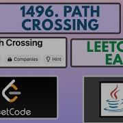 Leetcode 1496 Path Crossing Easy Java Solution