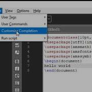 Autocomplete In Texmaker Using Autocompletion For Latex