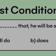 First Conditional Grammar Quiz