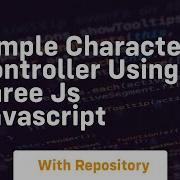 Simple Character Controller Using Three Js Javascript