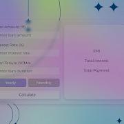 EMI Calculator Using HTML CSS JS
