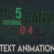 HTML5 Canvas Text Animation And Circle Collision Part 02