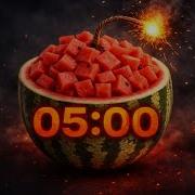 5 Minute Timer Bomb WATERMELON