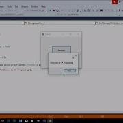Beginning C Tutorial 1 How To Create Message Box