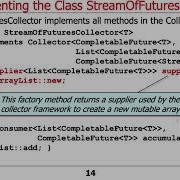 Java CompletableFuture ImageStreamGang Example StreamOfFuturesCollector