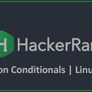 More On Conditionals Hacker Rank Solution Linux Shell