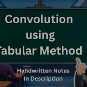 Tabular Method For Convolution Learn In Minutes With Examples Signals And Systems