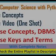 Data Concepts Class 12 Computer Science With Python Full Chapter