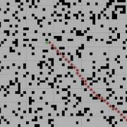 D Lite Algorithm Implementation With Eight Point Connectivity
