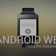 Using The Built In Stopwatch On Android Wear