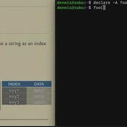 Bash4 11 Associative Arrays