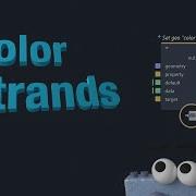 Color Strands Maya Bifrost