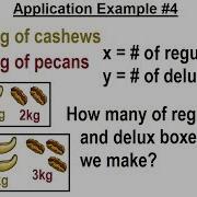 Algebra Ch 34 Solving System Of Linear Equations 31 Of 31 Application Ex 4 Mixing Nuts