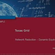PowerFactory Texas Grid Network Reduction Dynamic Equivalent