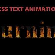 Shorts Burning Text Pure CSS Tutorials Cool CSS Animation Effects Text Animation Html Css