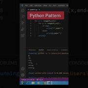 Python Pattern 05 Ytshorts Python Pattern Viral Youtubepartner Shortsfeed Coding
