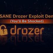 Drozer Живая демонстрация секретное оружие для тестирования устройств на проникновение под And