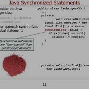 Java Monitor Object Synchronized Statements