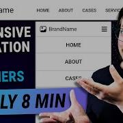 How To Create A Responsive Navigation Bar For Beginners Responsive Menu HTML CSS Quick Tips