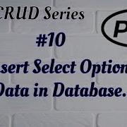 10 Insert Select Options Data Into MySQL Database Using PHP