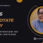 Day6 189 Rotate Array Medium Top Interview 150 Leetcode 189 Arrays DSA In Python Optimal